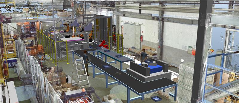 Process Simulate Pointcloud Visualization